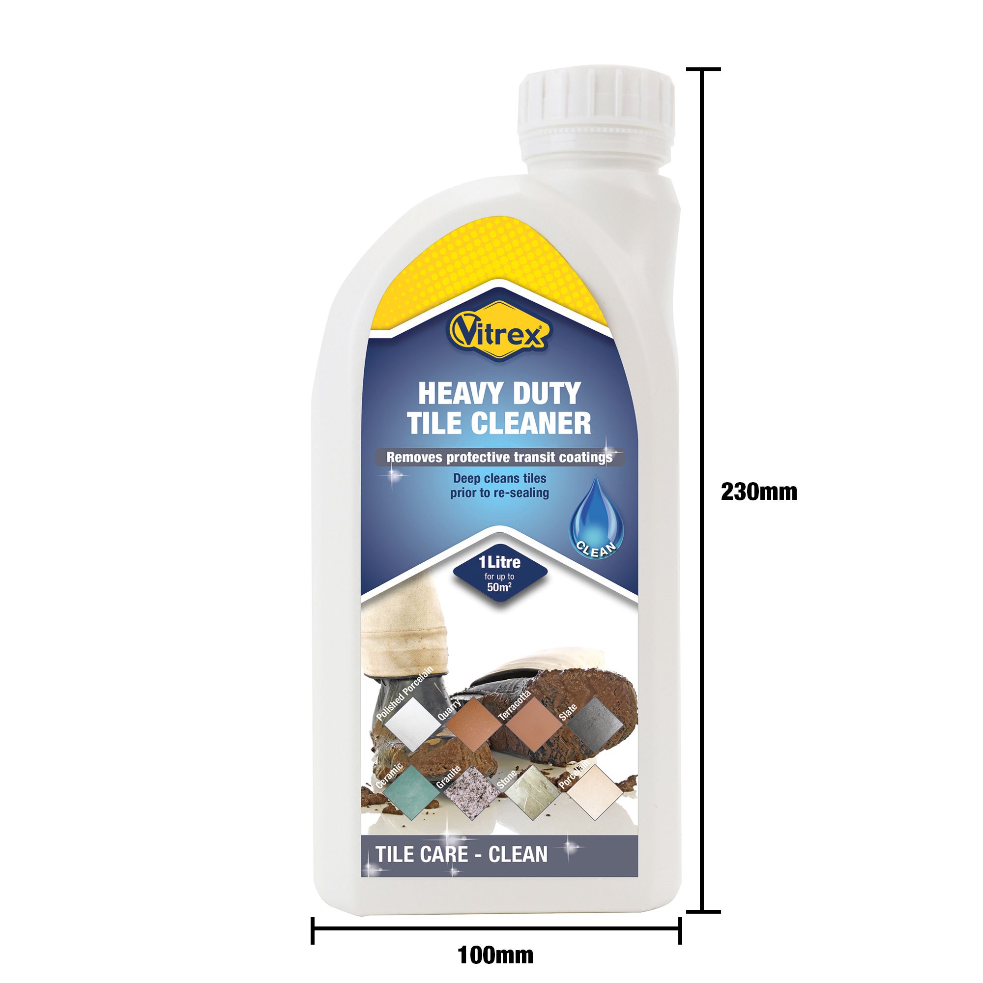 Vitrex Heavy duty Tile Cleaner, 1L