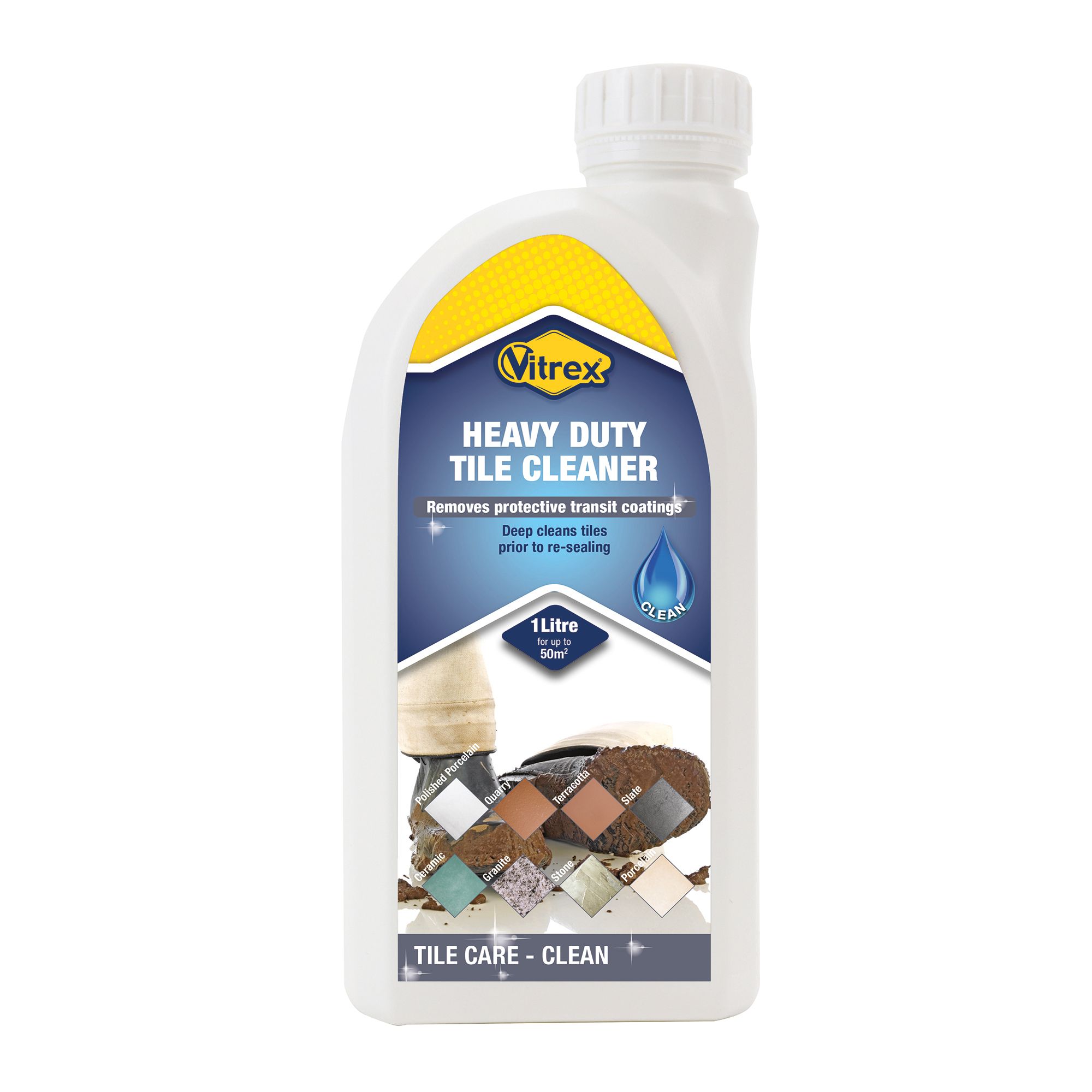 Vitrex Heavy duty Tile Cleaner, 1L