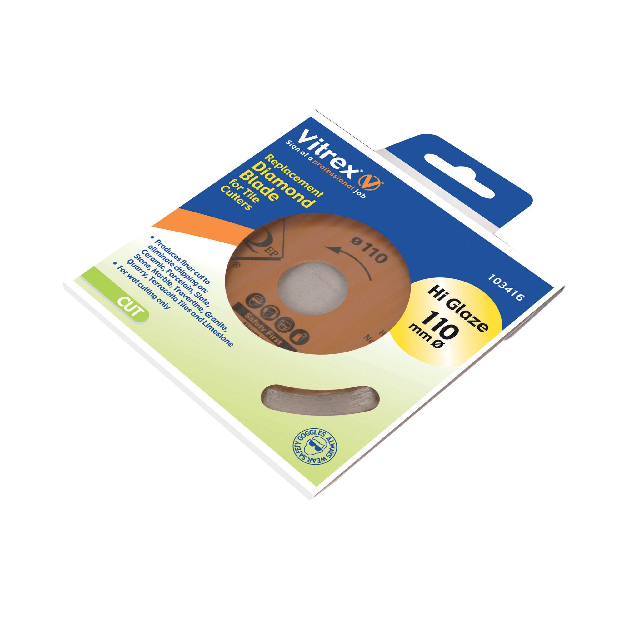 Vitrex Hi-Glaze Cutting disc 110mm