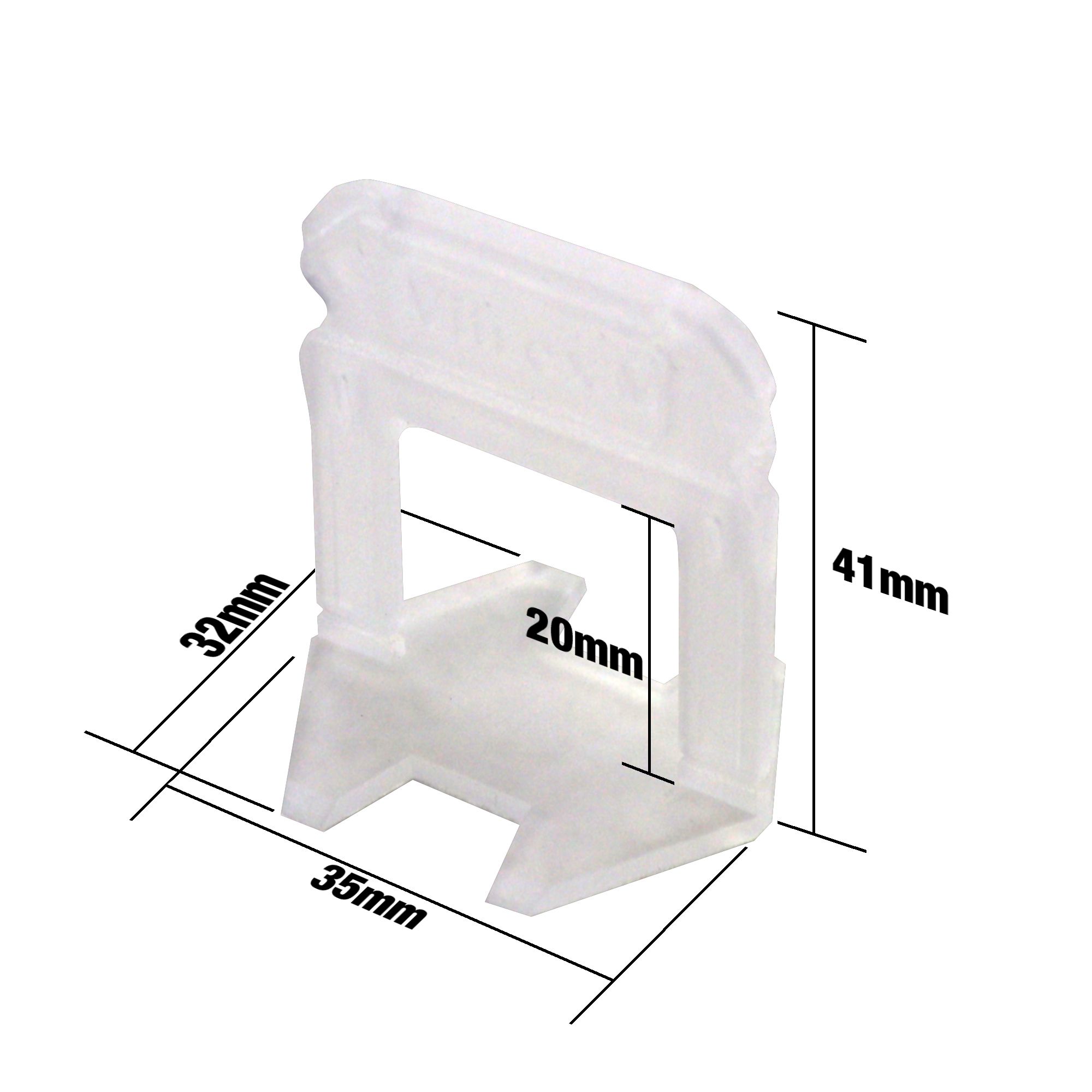 Vitrex Plastic Tile levelling clip & wedge, Pack of 150