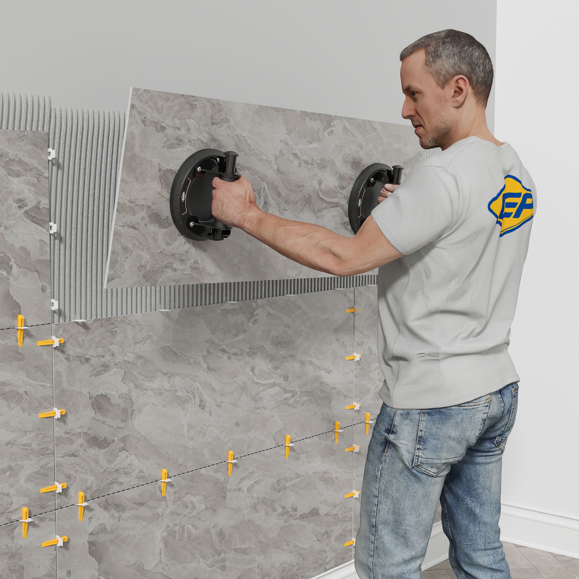 Vitrex Suction tile lifter with 1 pad - VSC001