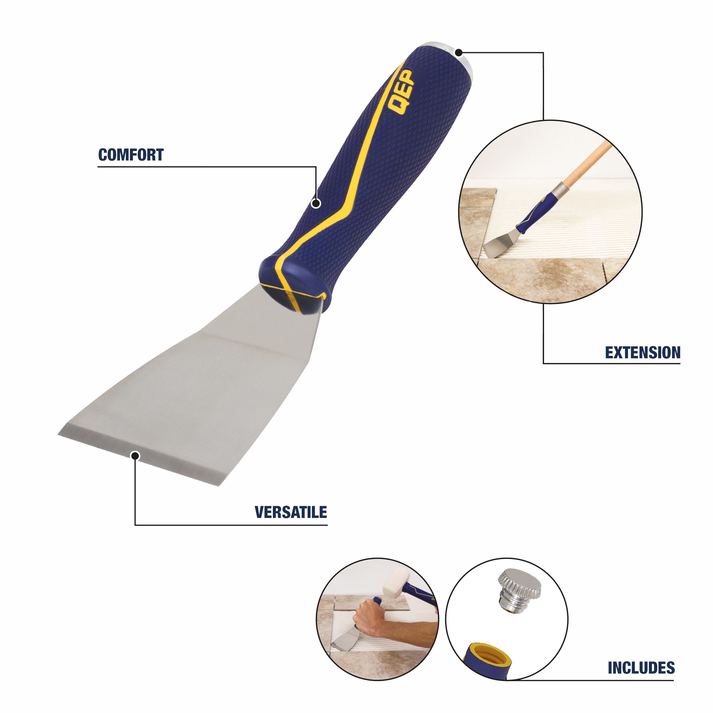 Vitrex Xtreme Heavy duty Chisel scraper