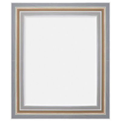 Vogue Gold effect Rectangular Framed mirror, (H)60cm