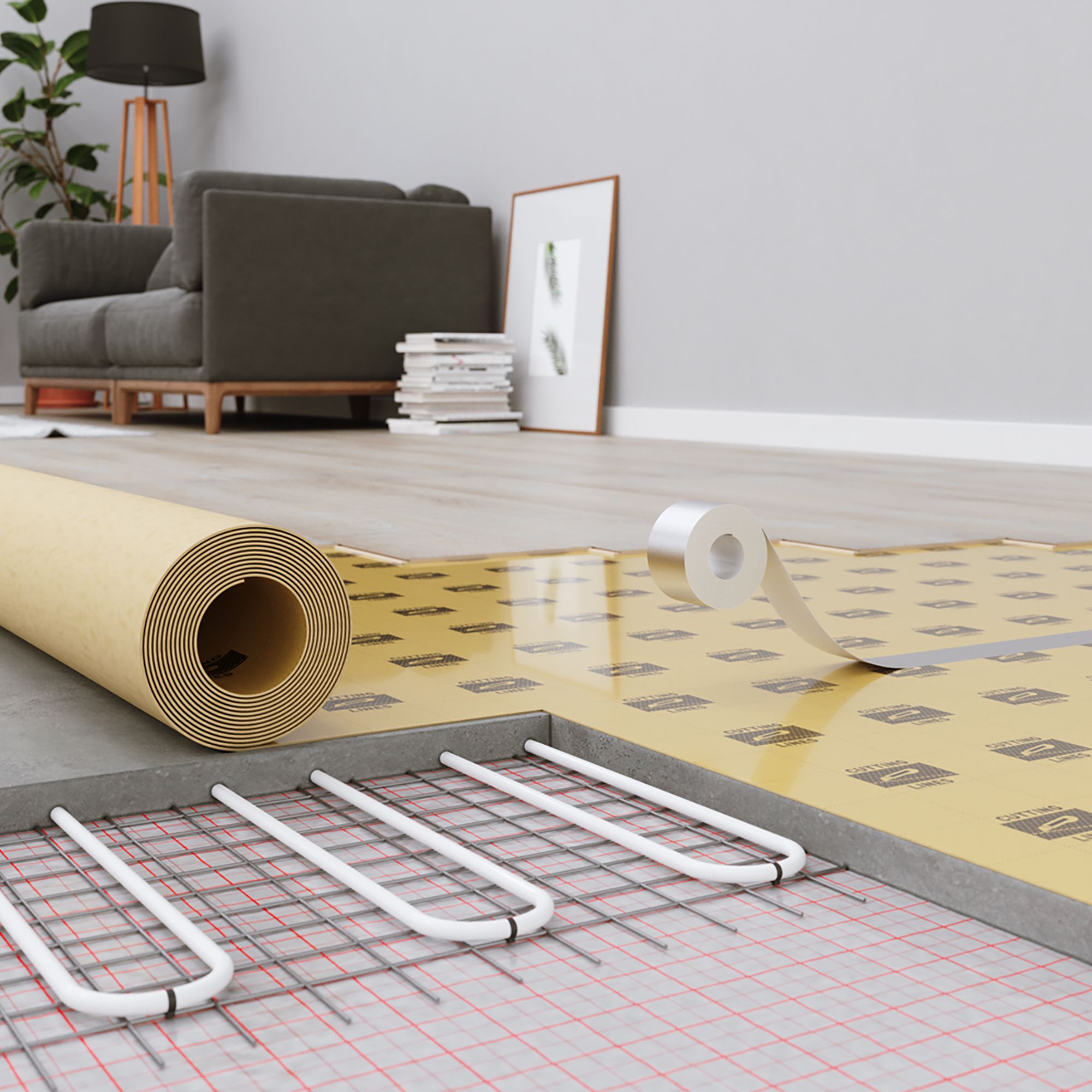 Volden 1.4mm Foam Vinyl Underlay roll - 4