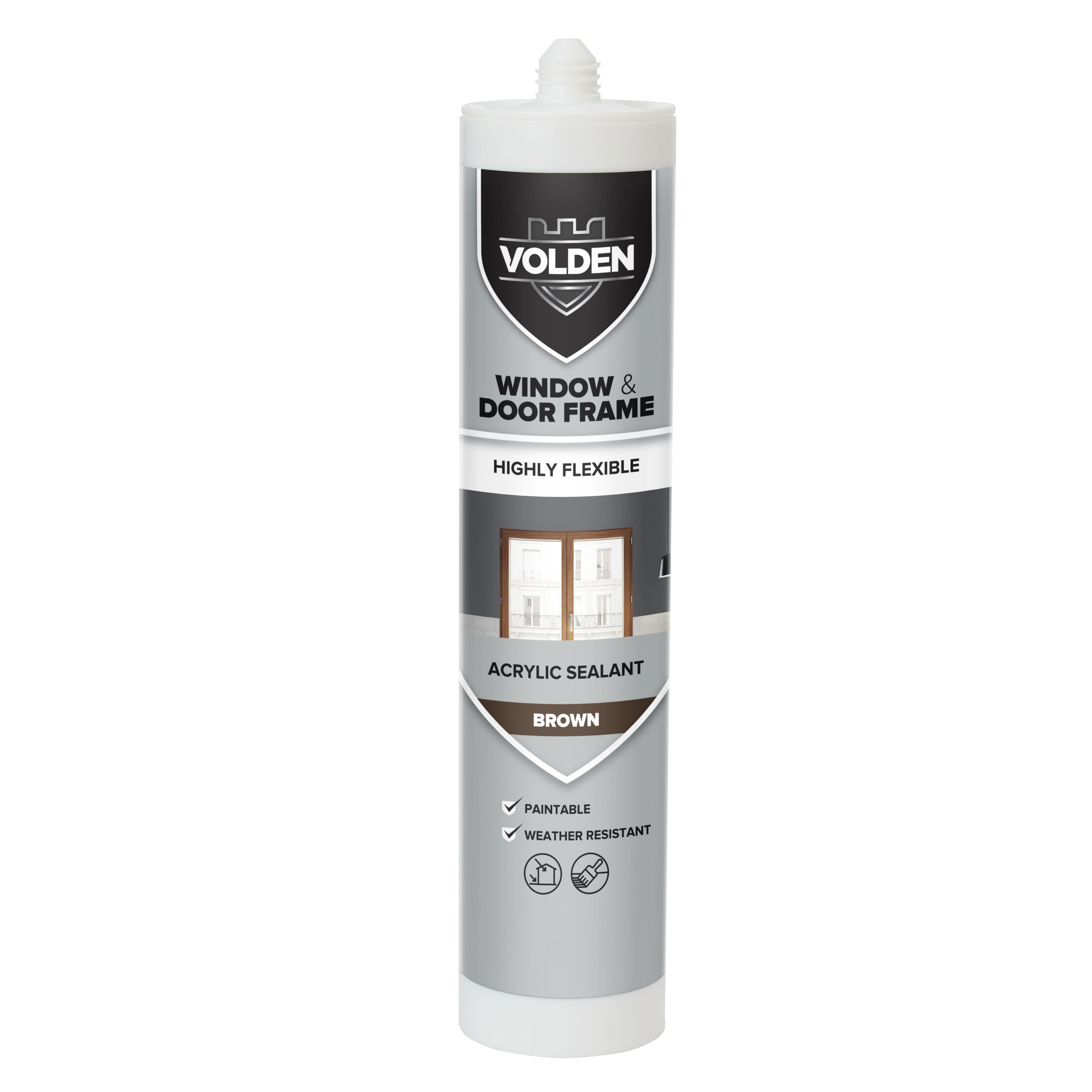 Volden Acrylicbased Brown Generalpurpose Sealant, 280ml DIY at B&Q