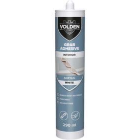 Volden Acrylic Not water resistant Solvent-free White Grab adhesive 290ml 0.44kg