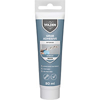 Volden Acrylic Not water resistant Solvent-free White Grab adhesive 80ml 0.12kg