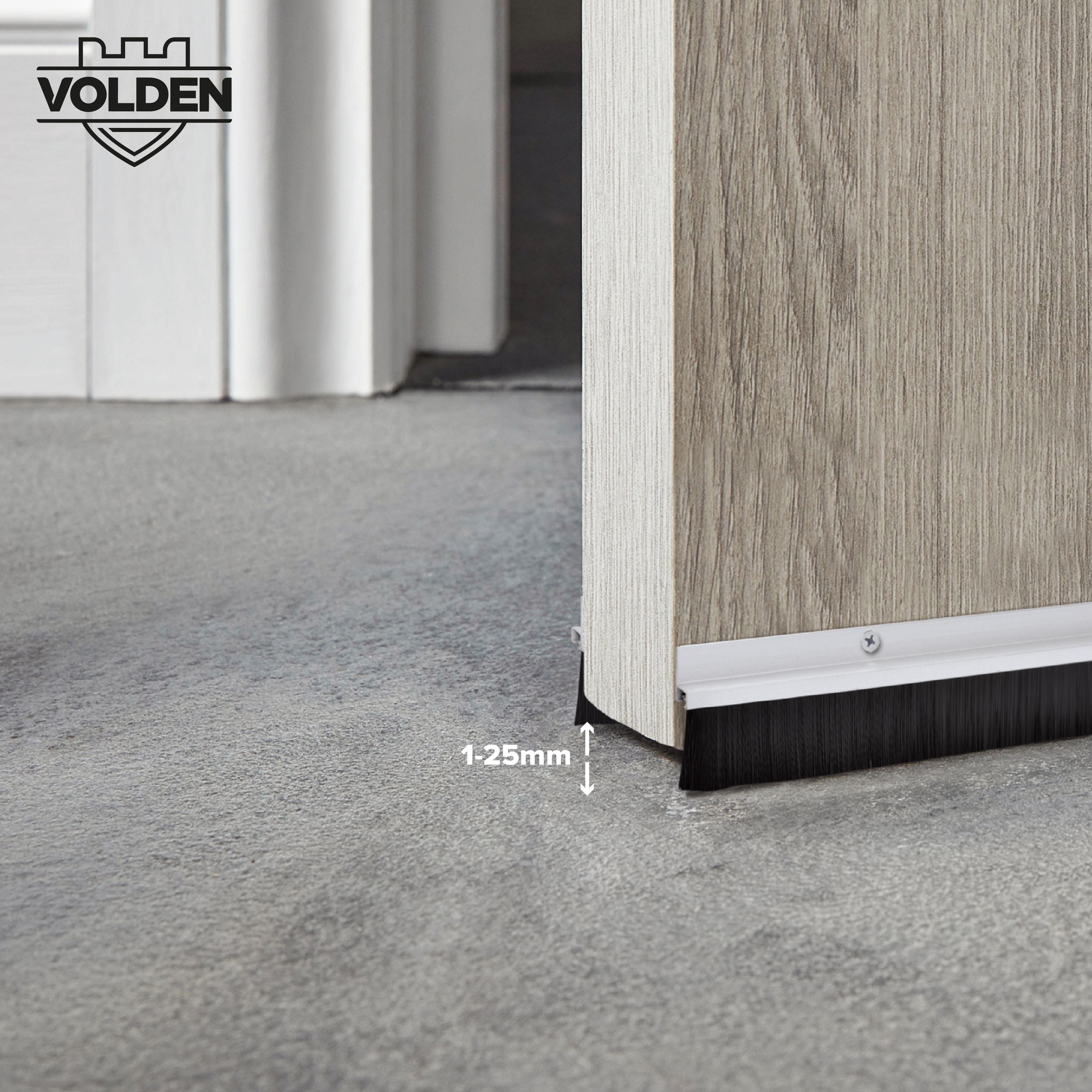Volden Aluminium Draft excluder kit, (L)1000mm (W)42mm