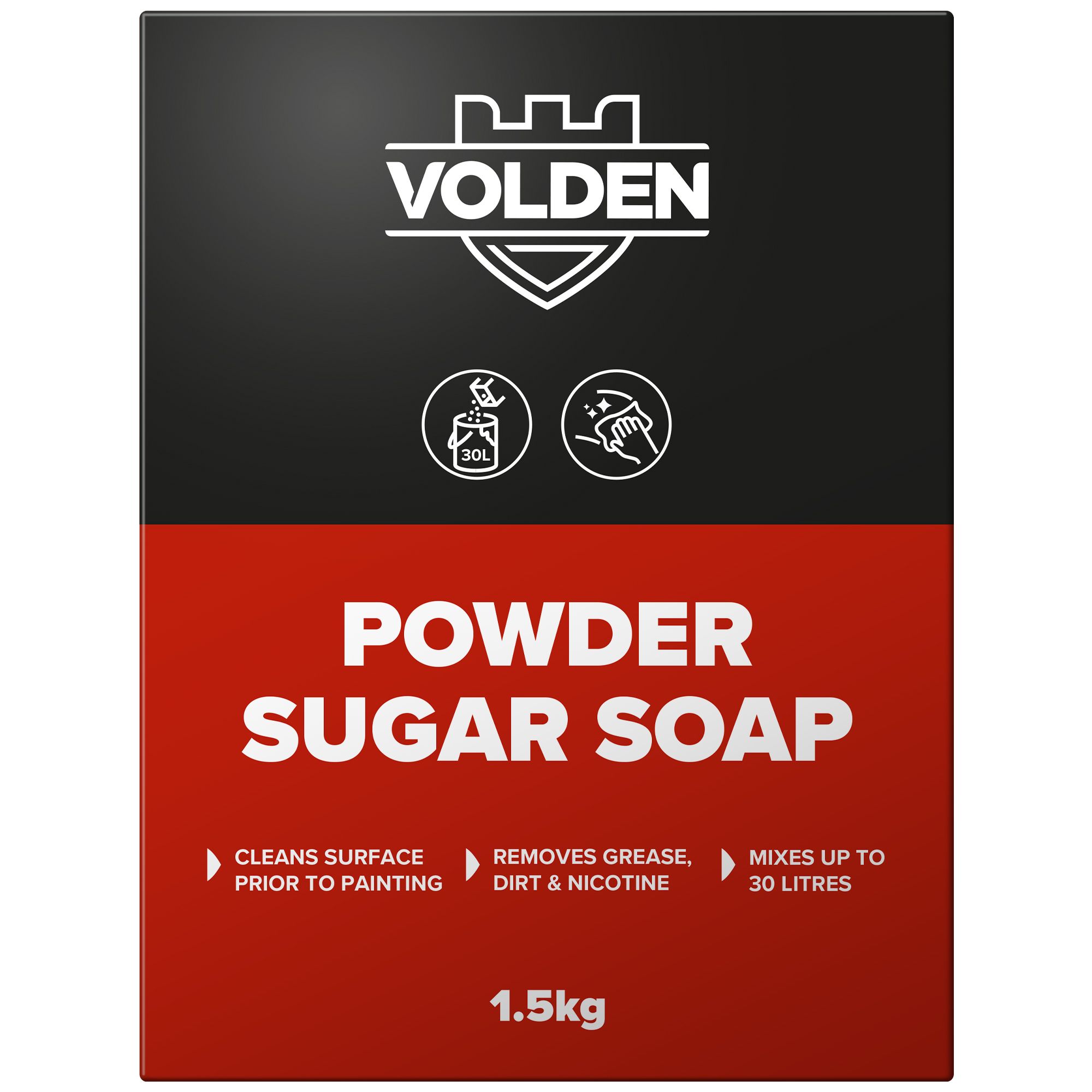 Volden Concentrated Powder Sugar soap, 1.5L 1500g