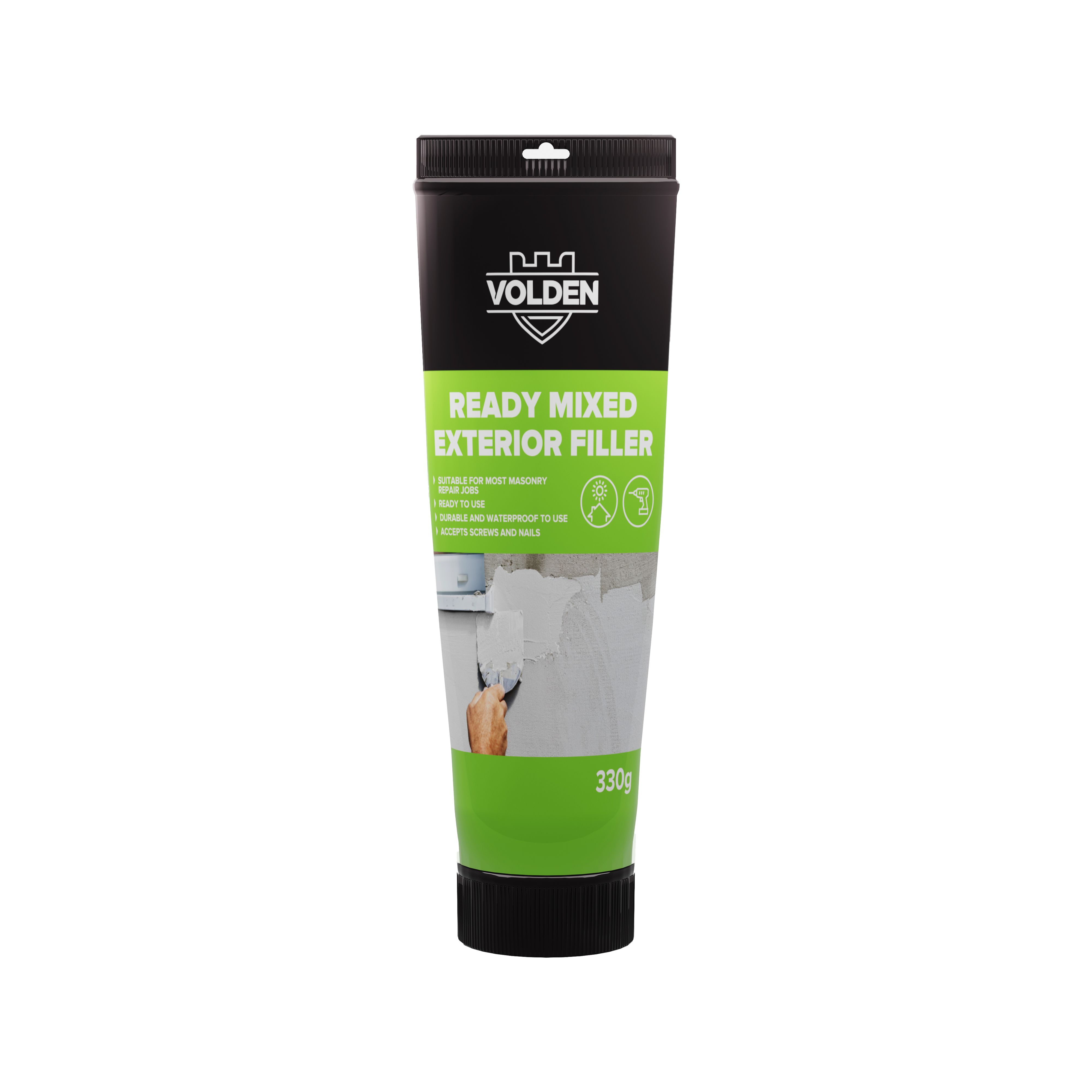 Volden Exterior White Paste Ready to use Multi-purpose Filler, 330g