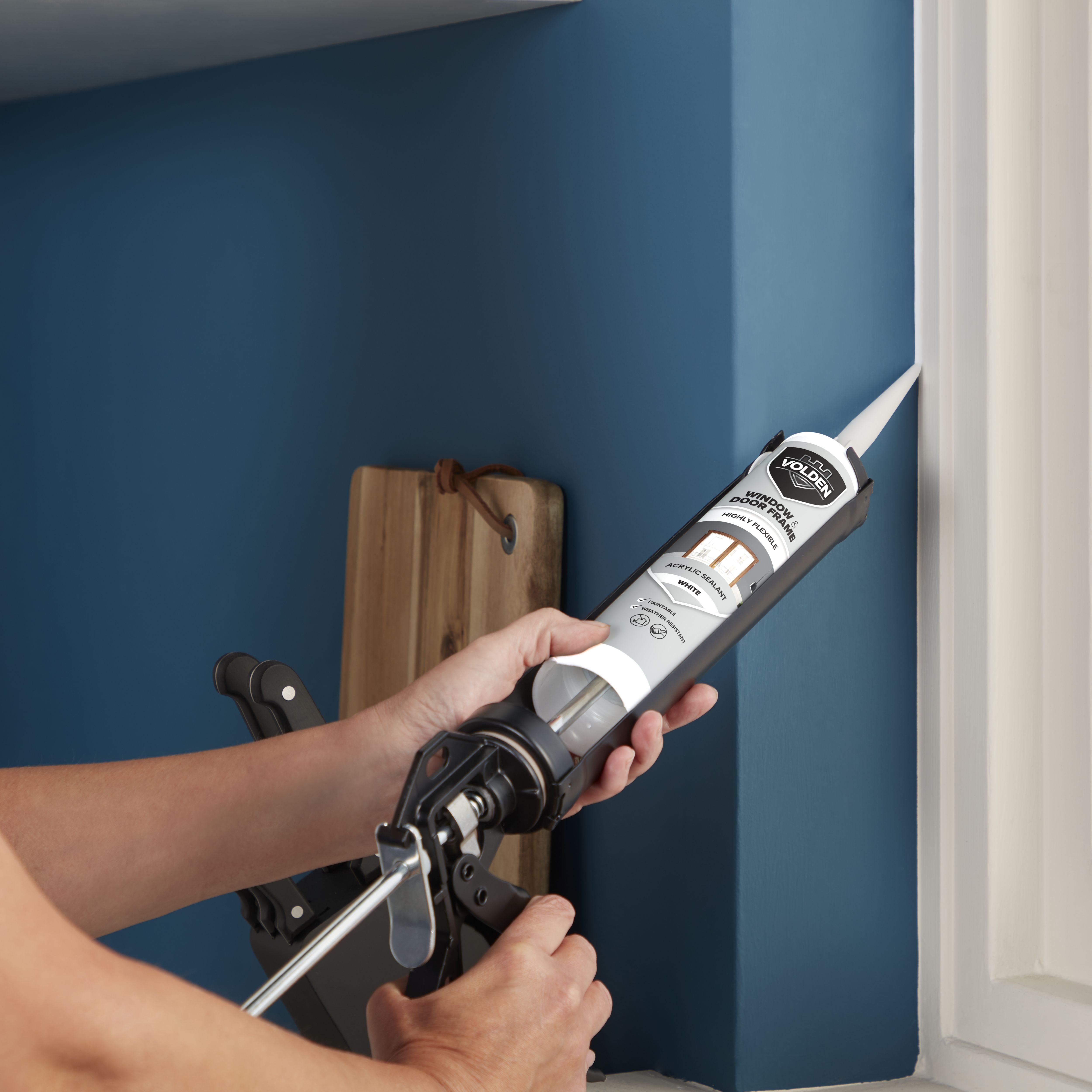 Volden Frame Sealant Acrylic-based White Frame Sealant, 453g