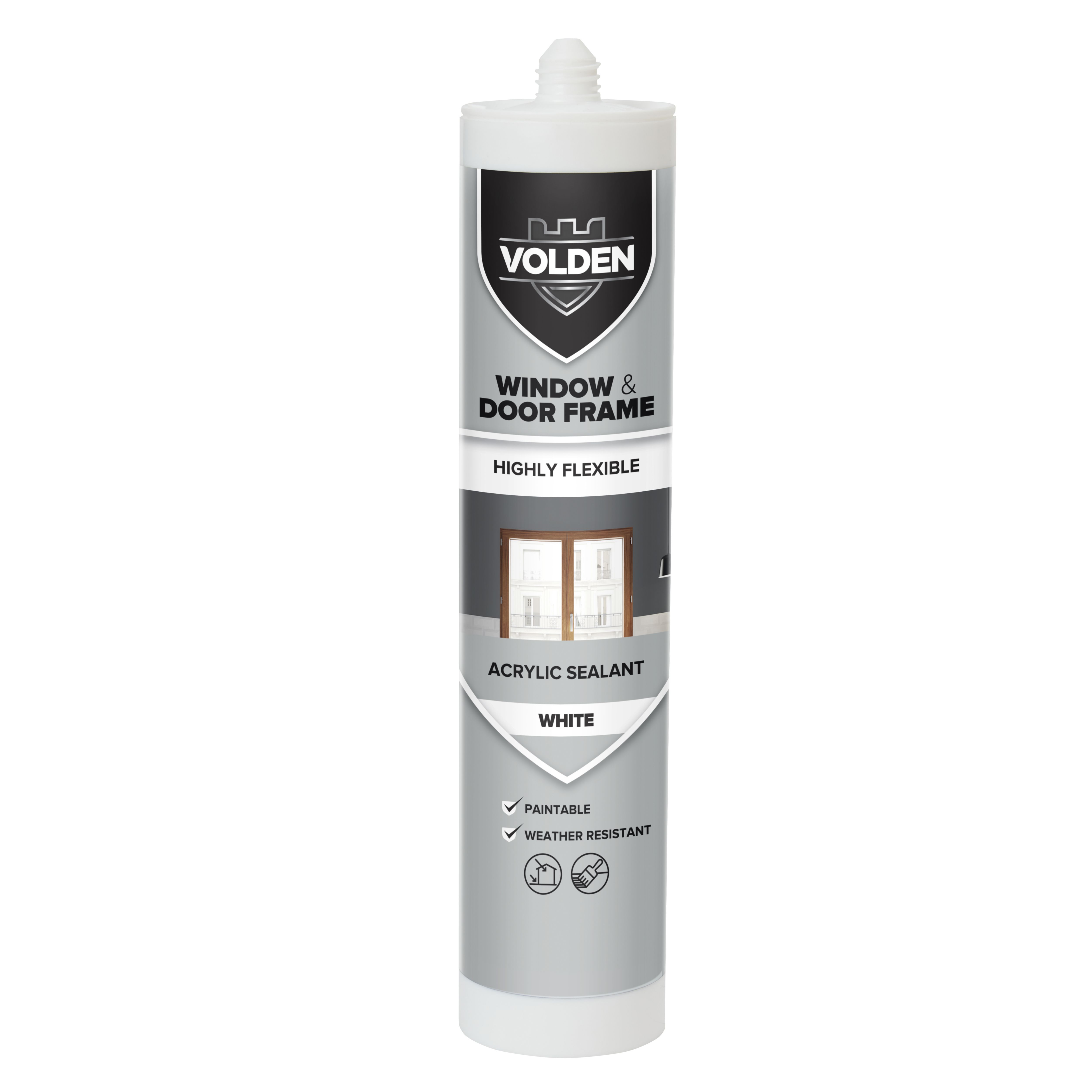 Volden Frame Sealant Acrylic-based White Frame Sealant, 453g