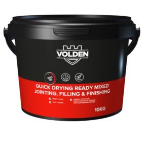 Volden Ready mixed Quick dry Plasterboard Jointing, filling & finishing compound 10kg 6L Tub