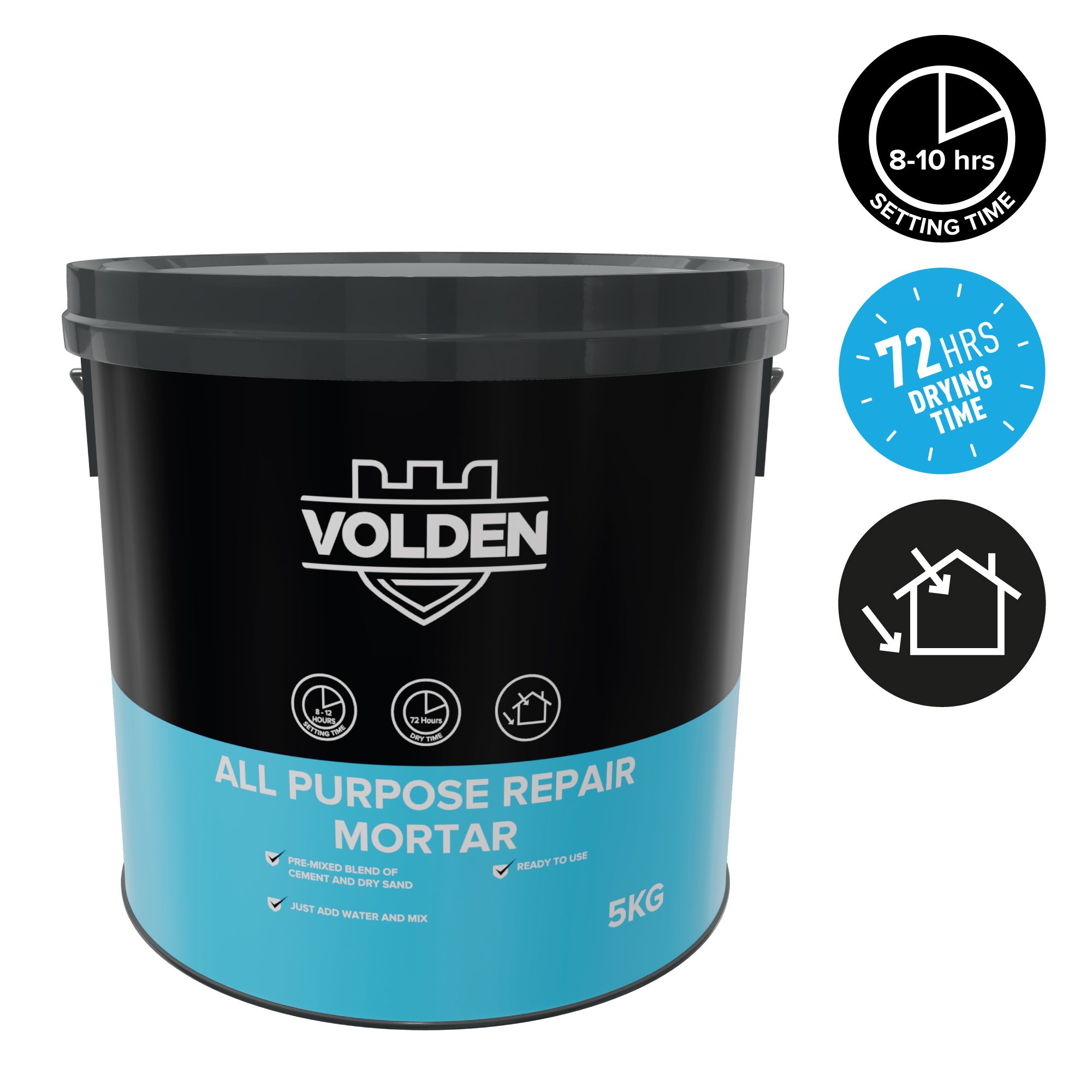 Volden Requires mixing before use Repair mortar - 7