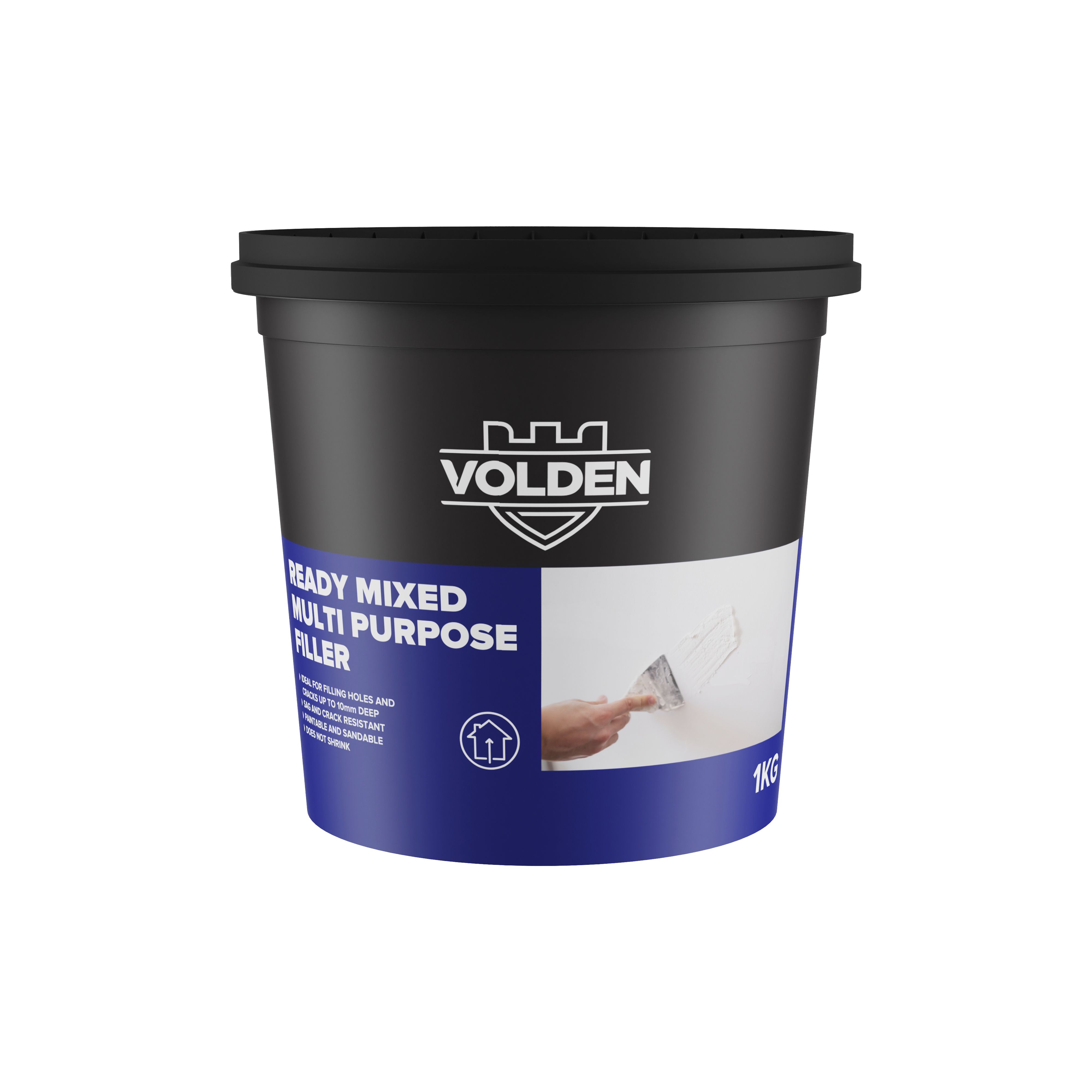 Volden Ready Mixed White Paste Ready to use Multi-purpose Filler, 1kg