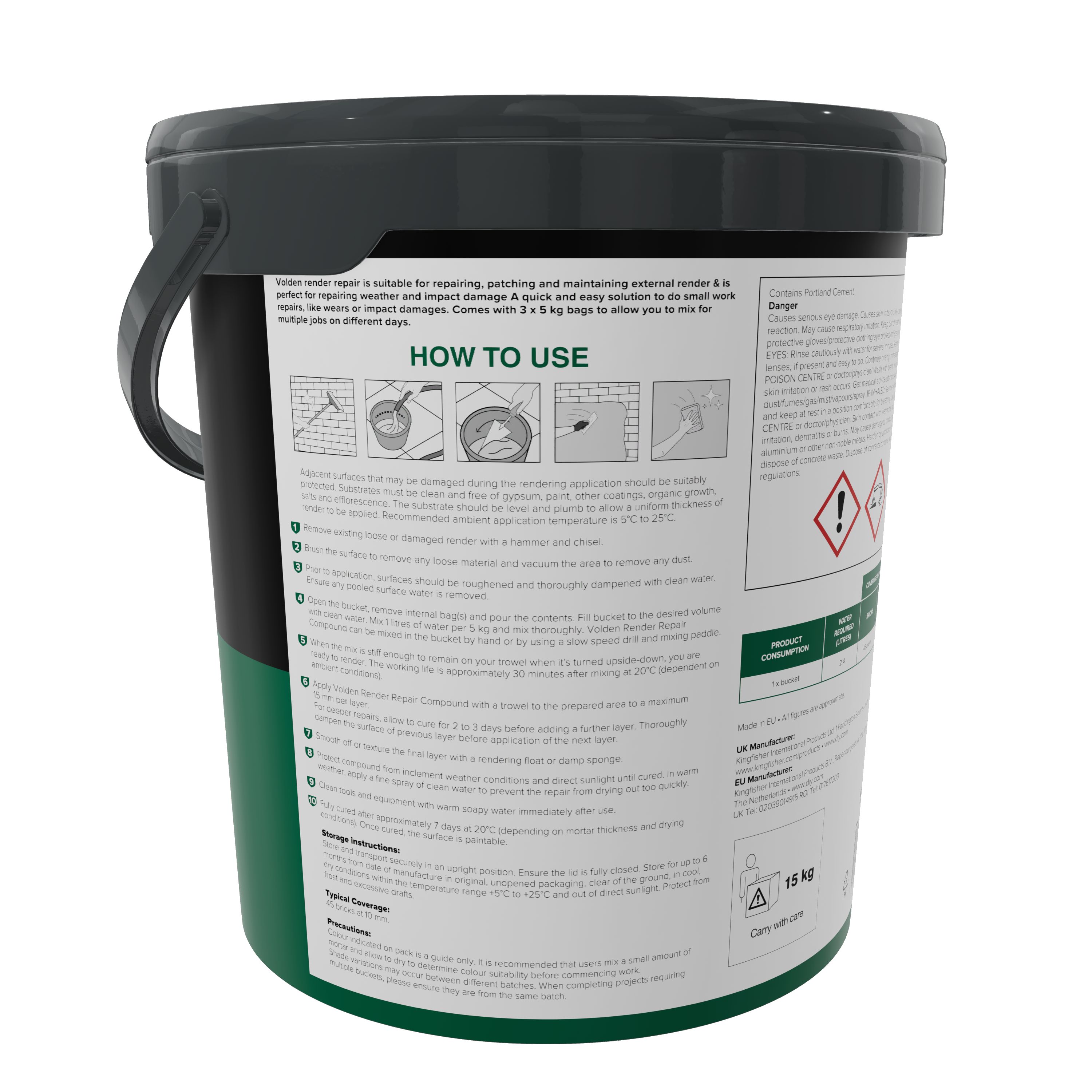 Volden Requires mixing before use Render compound - 6
