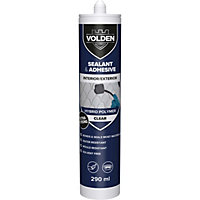Volden Water resistant Solvent-free Transparent Grab adhesive & sealant 290ml 0.3kg
