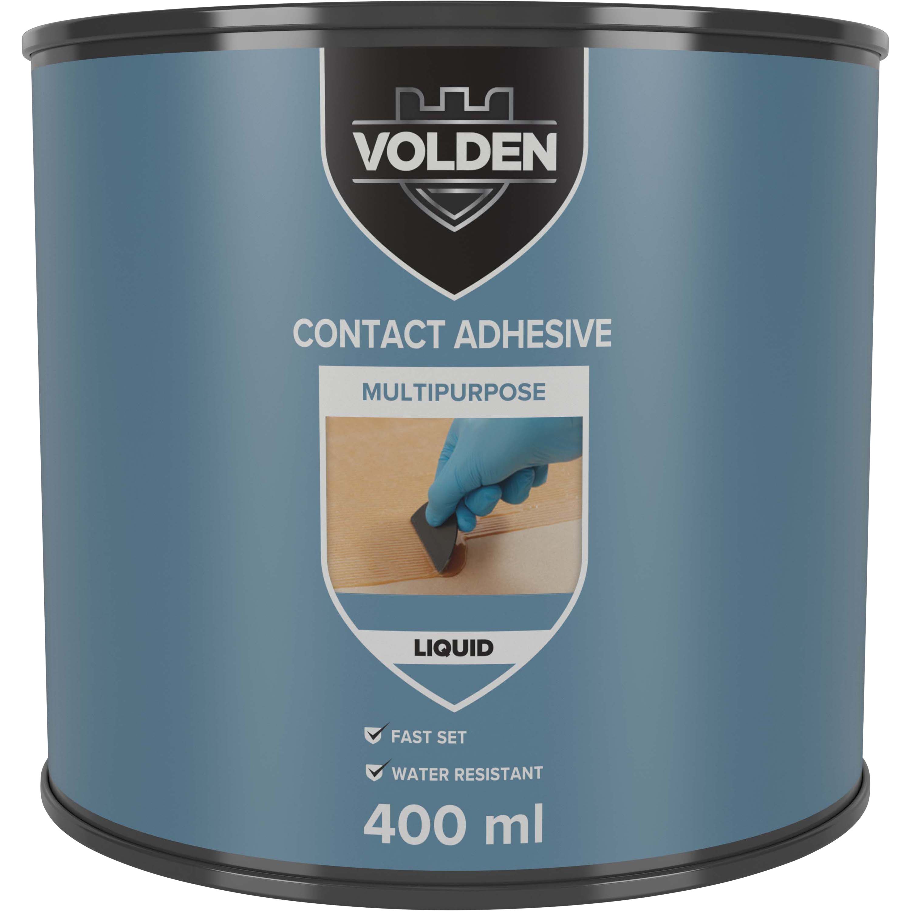 Buy Volden Yellow Liquid contact adhesive 400ml DIY at B&Q
