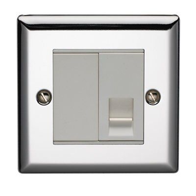 Volex 1 gang Telephone socket