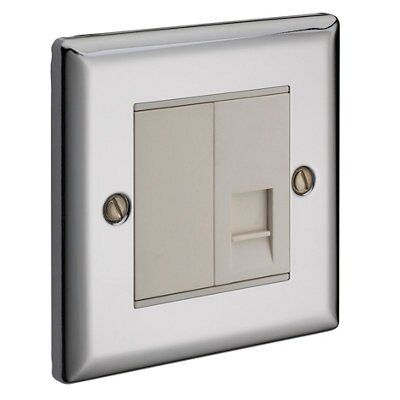 Volex 1 gang Telephone socket
