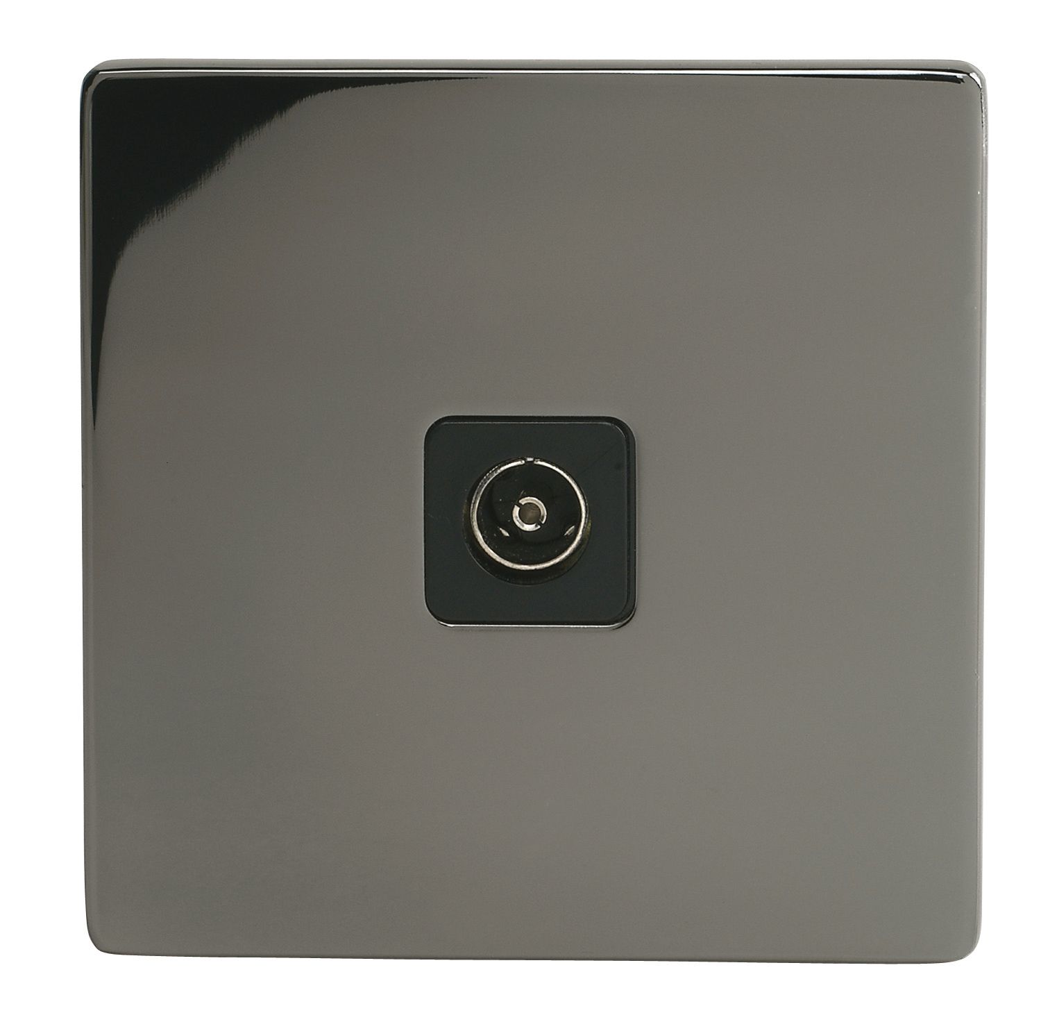 Volex Black Iridium Coaxial socket