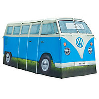 Volkswagen Blue Camper van Quick pitch Tent