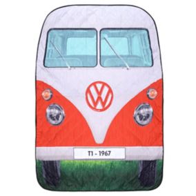 Volkswagen Camping Red Quilted Picnic blanket