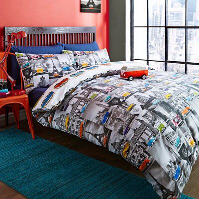 Volkswagen City camper van Multicolour Double Bedding set