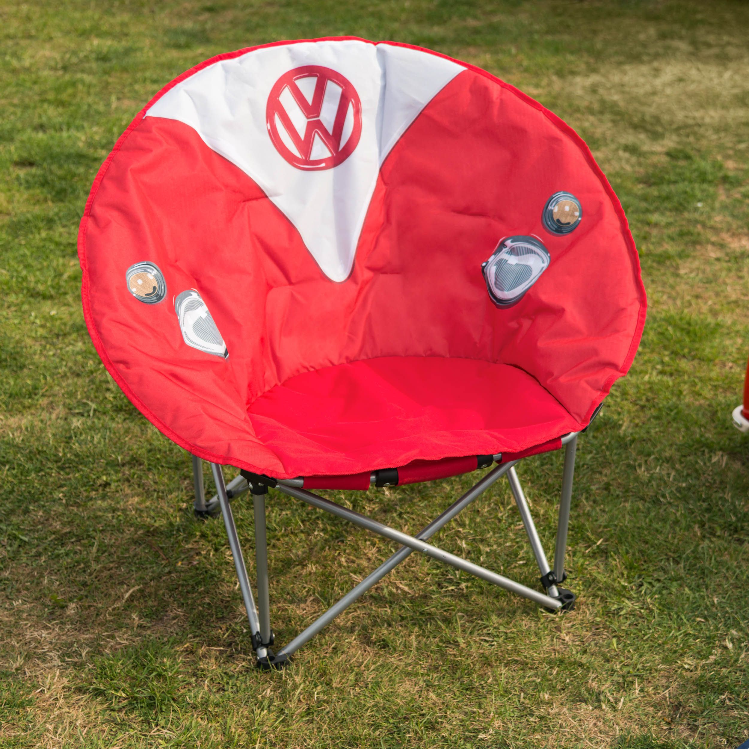 Volkswagen Red Foldable Rounded camper van Chair DIY at B Q