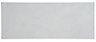 Voyage White Gloss Ceramic Wall Tile, Pack of 10, (L)500mm (W)200mm