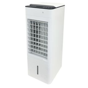 Vybra White Remote controlled Indoor Air cooler