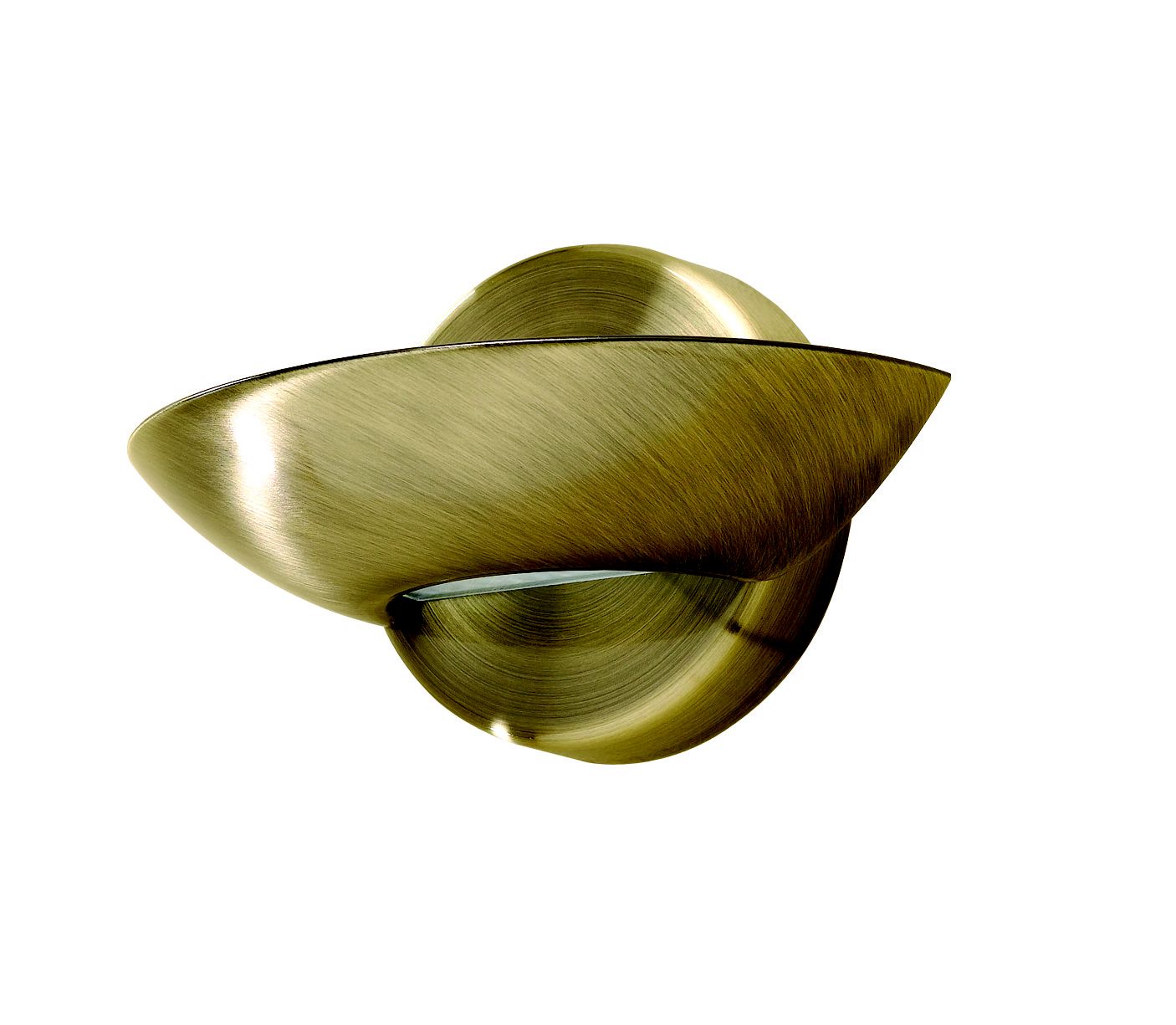 Hopton - Anitque Brass Mast Down Wall Light main image 0
