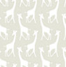 Wallpops Taupe Giraffes Smooth Wallpaper
