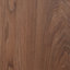 Walnut effect Semi edged Chipboard Furniture board, (L)2.5m (W)200mm (T)18mm