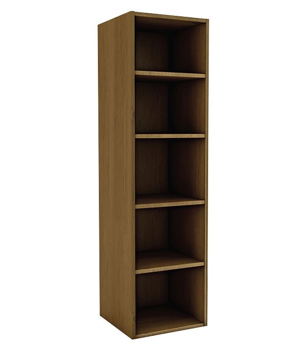 Walnut effect Shelf (D)450mm DIY at B&Q