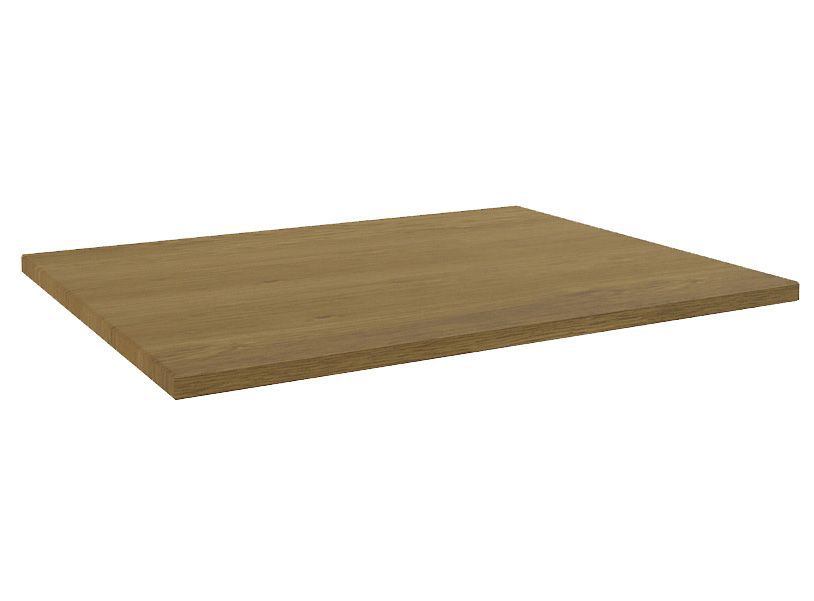 Walnut effect Shelf (D)520mm DIY at B&Q