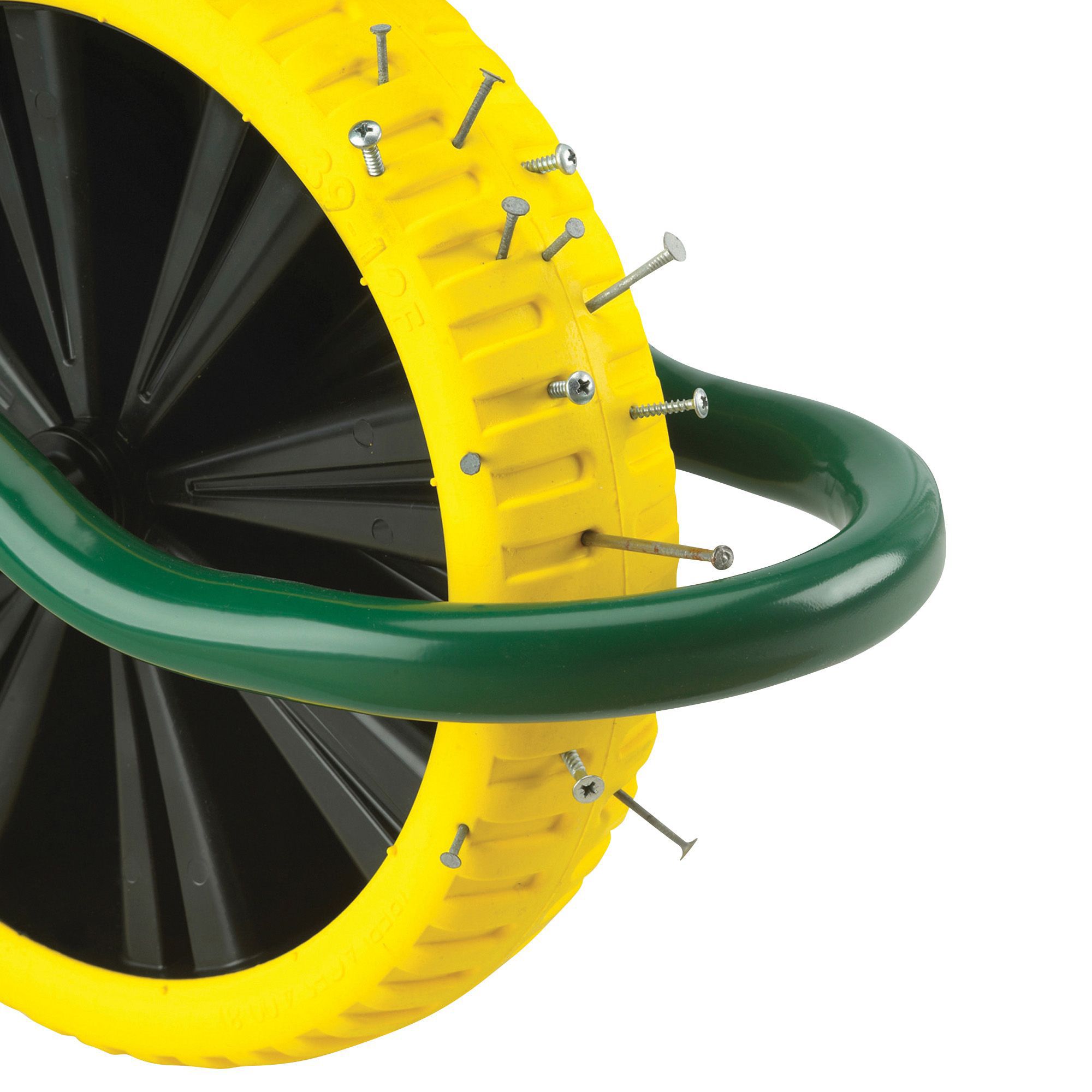 Walsall Black Metal 85L Heavy duty Puncture resistant wheel Wheelbarrow, 11kg