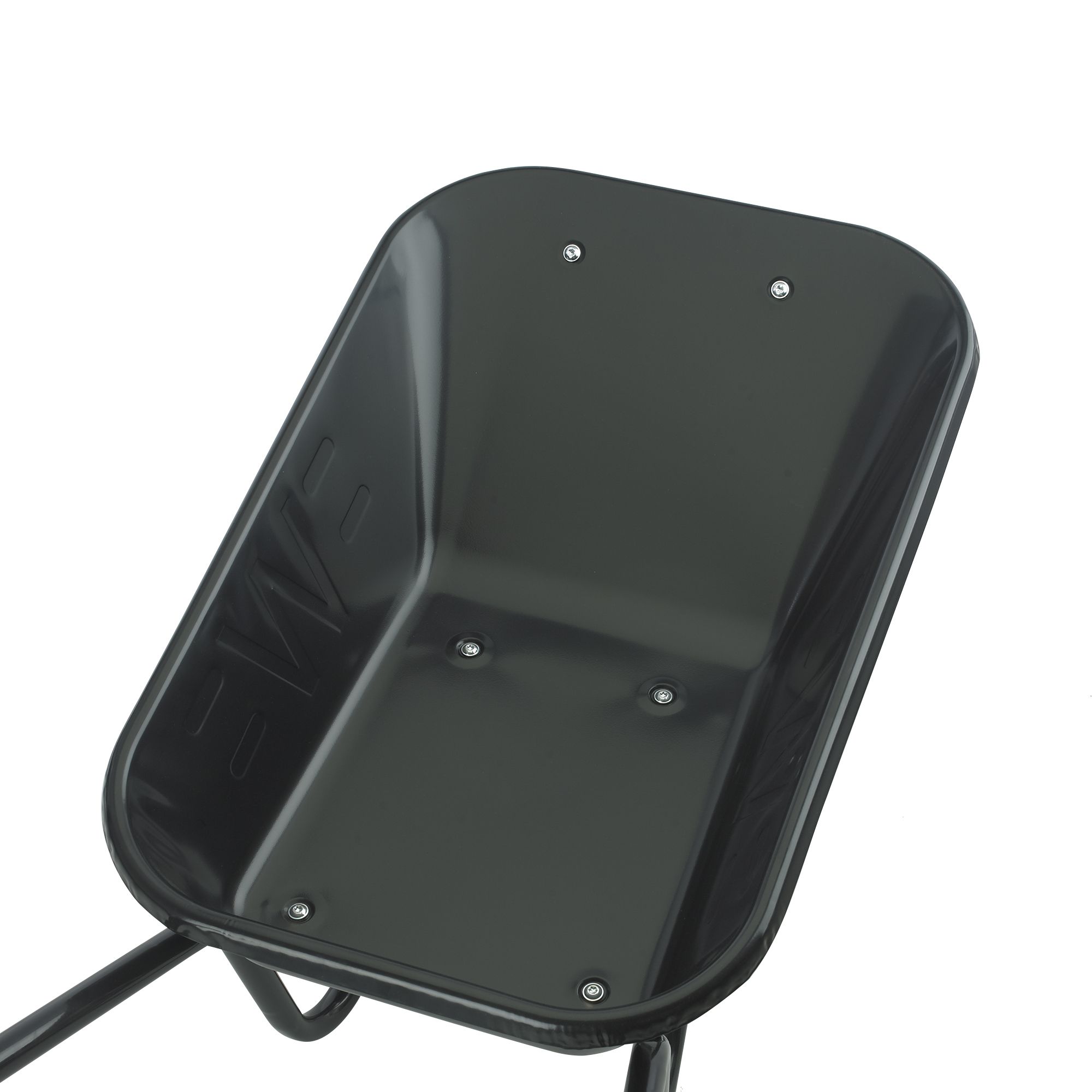 Walsall Endurance Black Steel 85L Heavy duty Pneumatic Wheelbarrow, 11kg