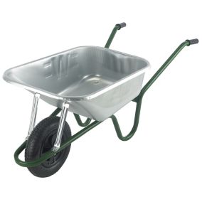 Walsall Premier plus Metal 120L Heavy duty Pneumatic Wheelbarrow, 16.75kg