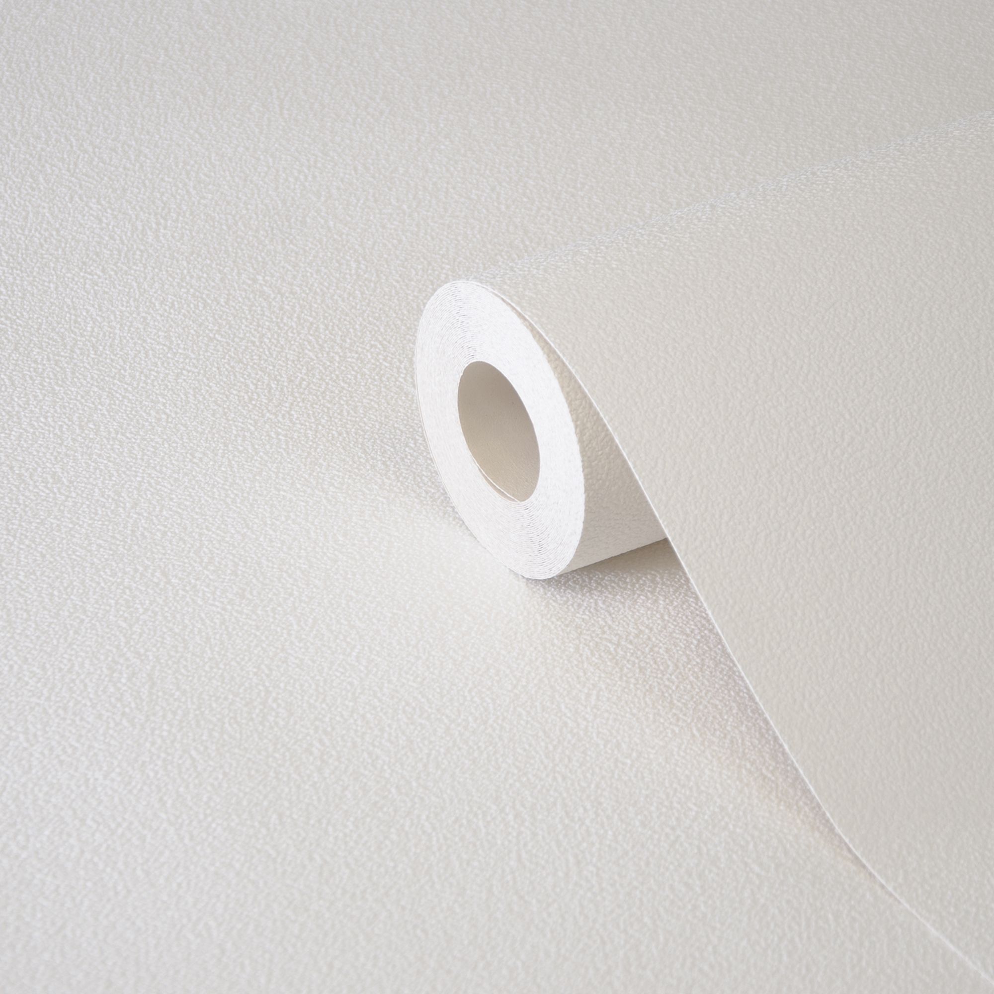 Wampi White Plaster effect Shabby chic Textured Wallpaper