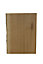 Waney edge Oak Furniture board, (L)0.4m (W)250mm-300mm (T)25mm