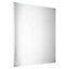 Wapta Rectangular Wall-mounted Bathroom Mirror (H)60cm (W)50cm