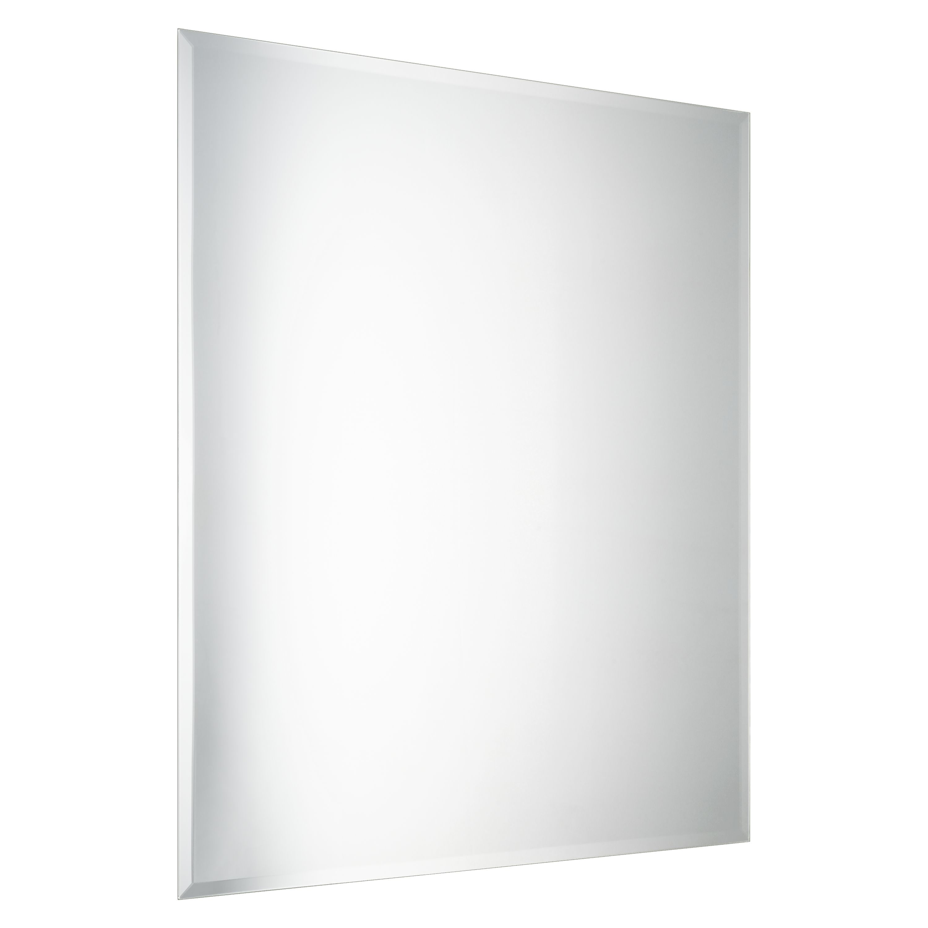 Wapta Rectangular Wall-mounted Bathroom Mirror (H)60cm (W)50cm