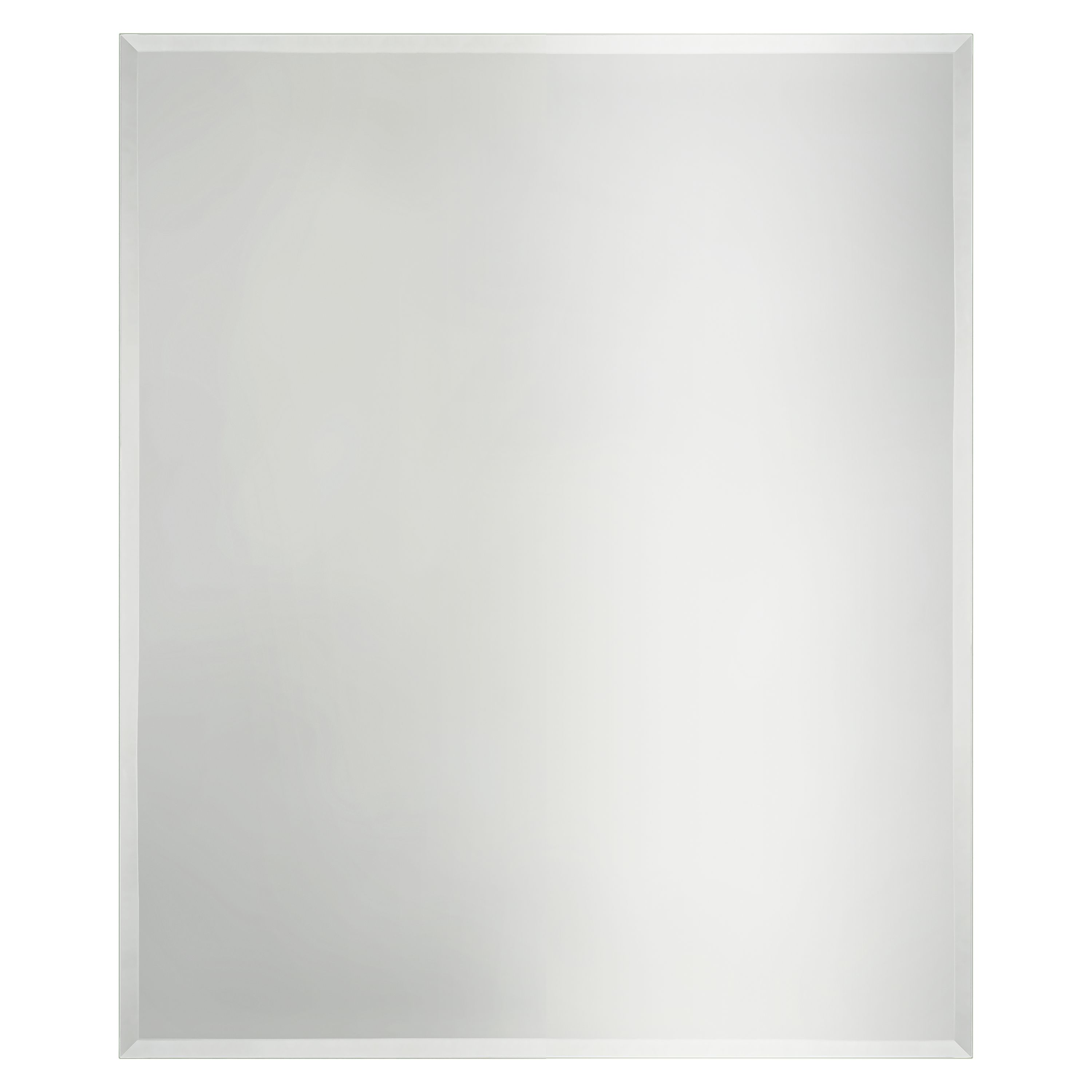 Wapta Rectangular Wall-mounted Bathroom Mirror (H)60cm (W)50cm