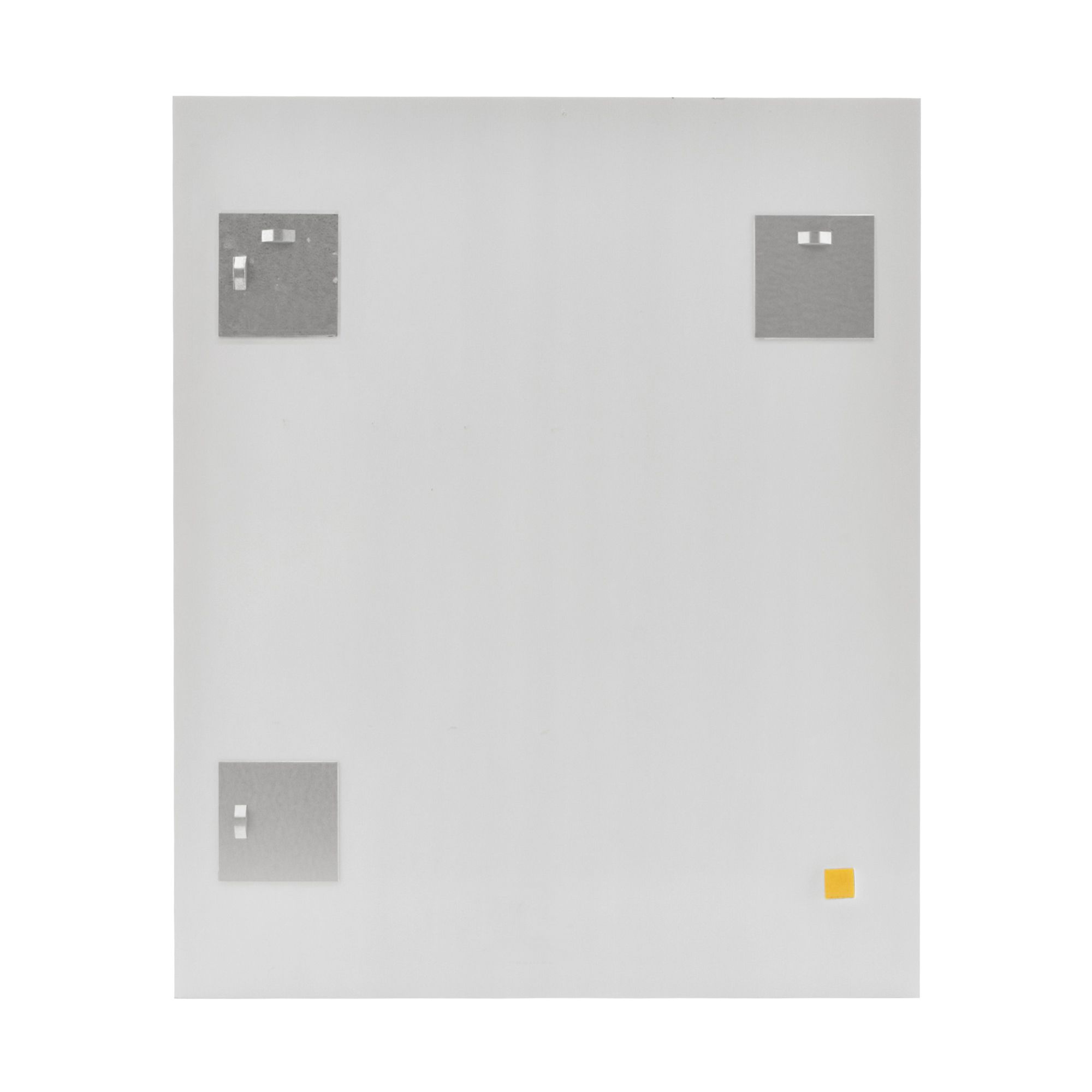 Wapta Rectangular Wall-mounted Bathroom Mirror (H)60cm (W)50cm