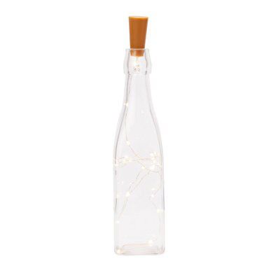 Warm white Bottle stopper wire light LED Without timer function String lights Silver cable