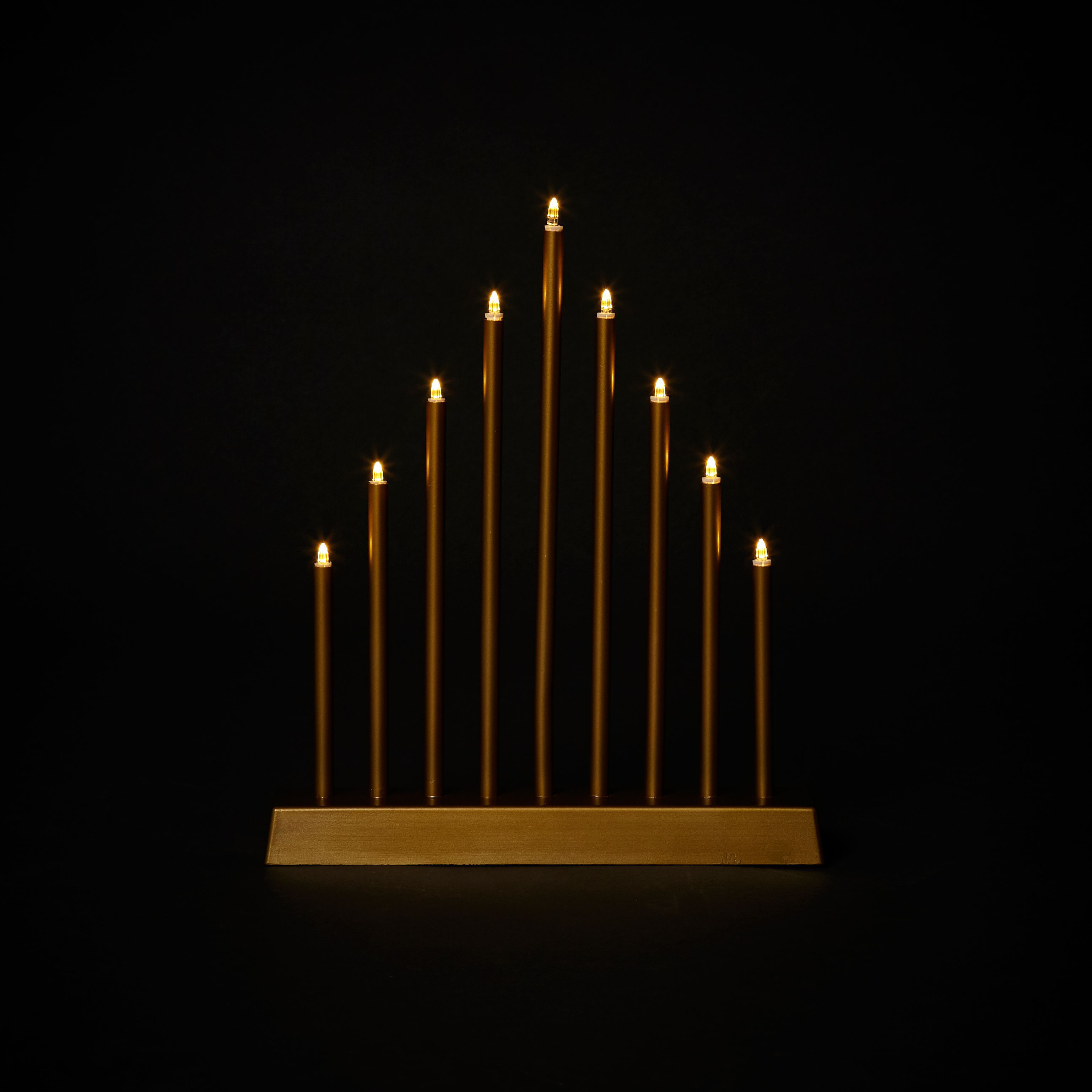 Warm white LED Candlestick Silhouette