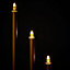 Warm white LED Candlestick Silhouette