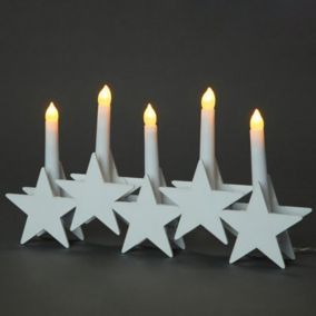 Warm white LED Star Christmas decoration