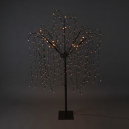 Warm white LED Willow tree Silhouette